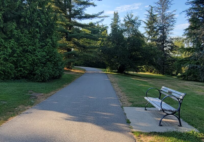 Walking Trail In Queens Park, New Westminster